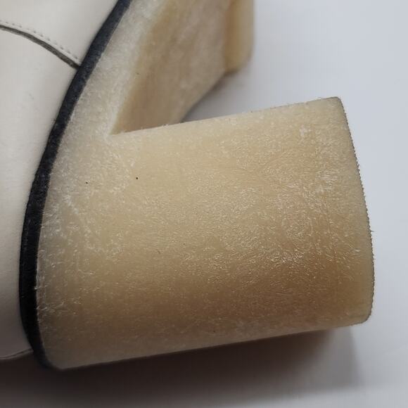 FREE PEOPLE JESSE CUTOUT LEATHER BOOTS WOMEN'S 36 CREAM - Picture 13 of 16